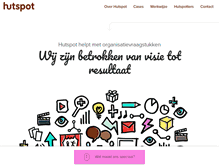 Tablet Screenshot of hutspot.nl